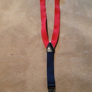 Navy & Red Suspenders